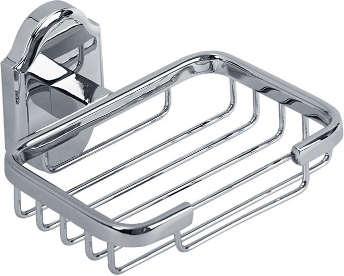 Мыльница-решетка настенная, хром XX