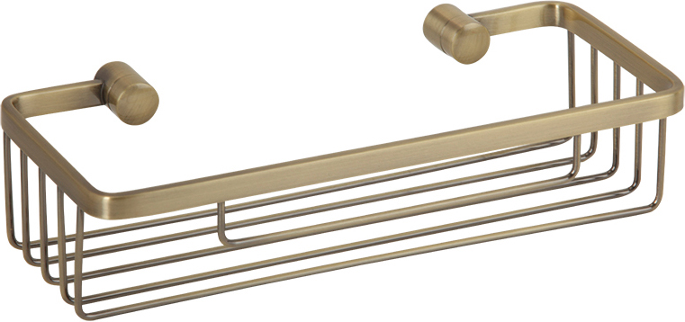 Решетка прямоугольная 11,5х25хh6,5 см., бронза ZZ