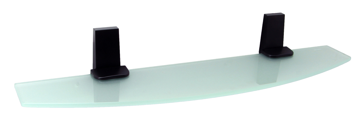 Полка стеклянная Abens, цв.черный ZZ