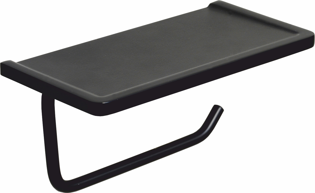 Держатель для туалетной бумаги, цв.черный ZZ