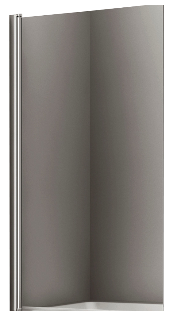 Шторка на ванну Wasserkraft Berkel 48P01-80LM, 81.5x140 см, стекло 6 мм, профиль хром, стекло матовое, ZZ