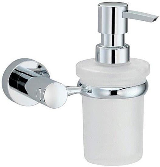 Дозатор для жидкого мыла, настенный, хром, Donau