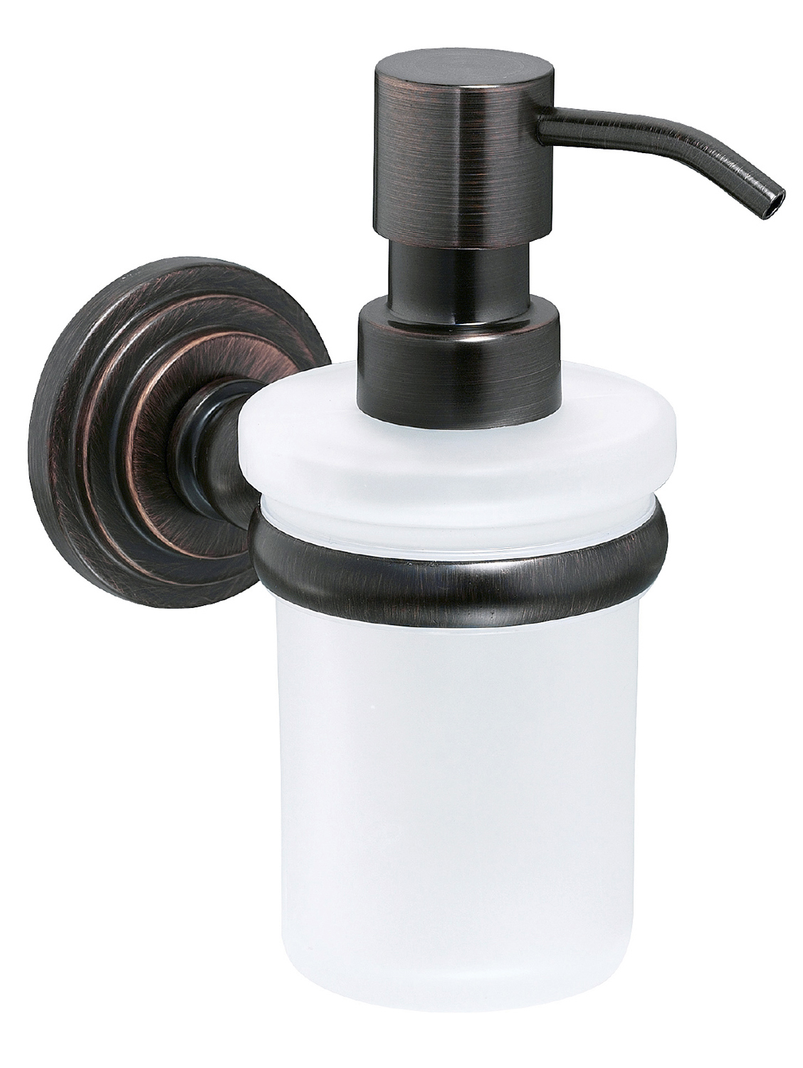 Дозатор жидкого мыла, навесной, 150 мл, темная бронза K-7399 ZZ