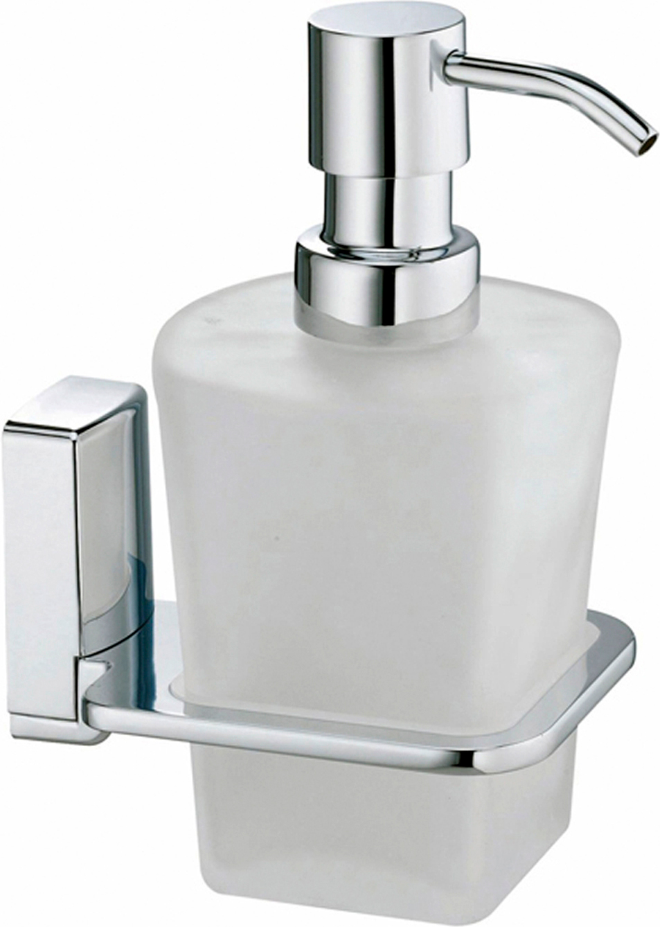 Дозатор для жидкого мыла, настенный, хром, Leine