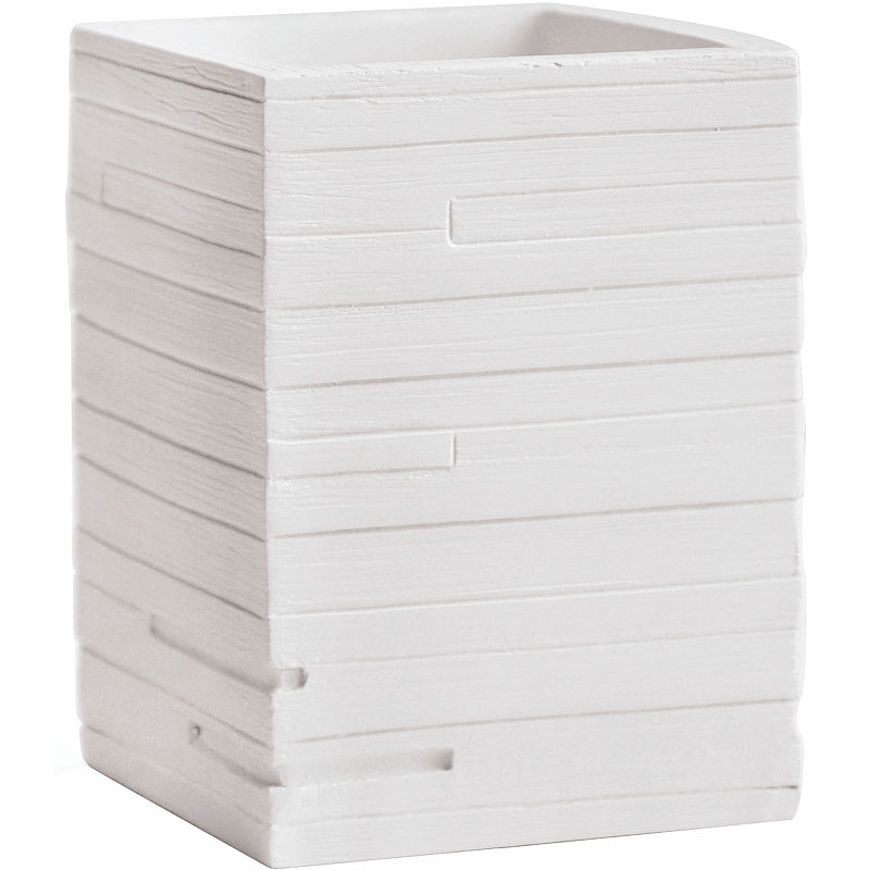 Стаканчик настольный для зубных щеток Leine, цв. белый матовый, ZZ