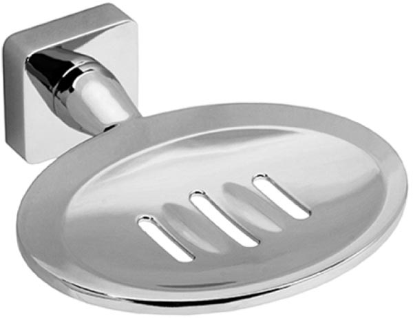 Мыльница решетка настенная, хром, Lippe