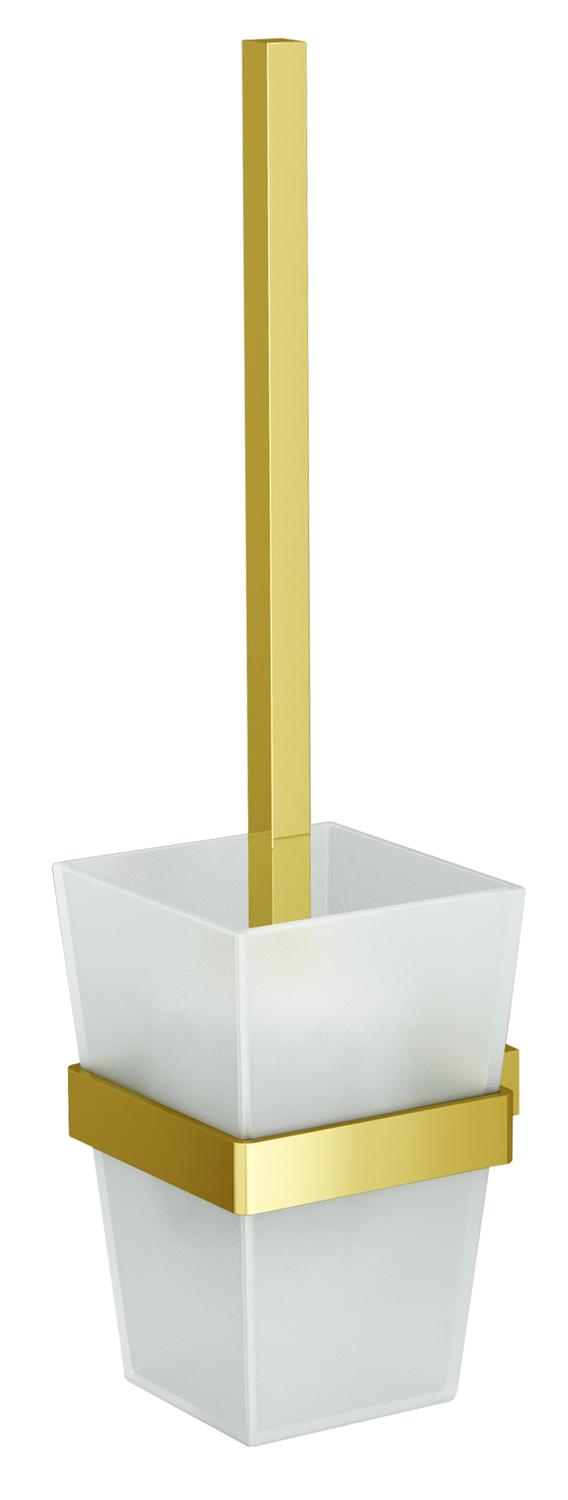 Щетка для унитаза подвесная, цвет золото ZZ