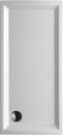 Поддон душевой прямоуг.160х75хh6,5(8,5)cм, акрил, отверст.д/выпуска 90мм (без сифона и ножек) Starck ZZ