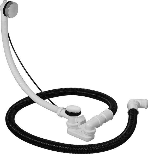 Слив-перелив для ванны квадратно-овальный (цв. хром), Duravit ZZ