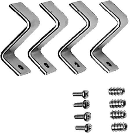 Комплект креплений для каменных столешниц, (для установки раковины снизу), Duravit ZZ