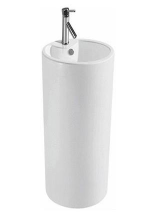 Раковина керамическая NB 135, напольная (моноблок) 46*46*84,5 см, ZZ