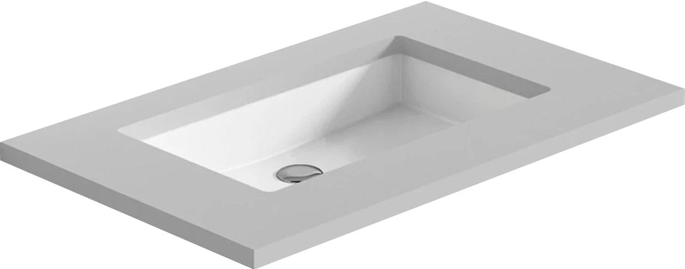 Раковина встраиваемая под столешницу 66x39x15 см ZZ