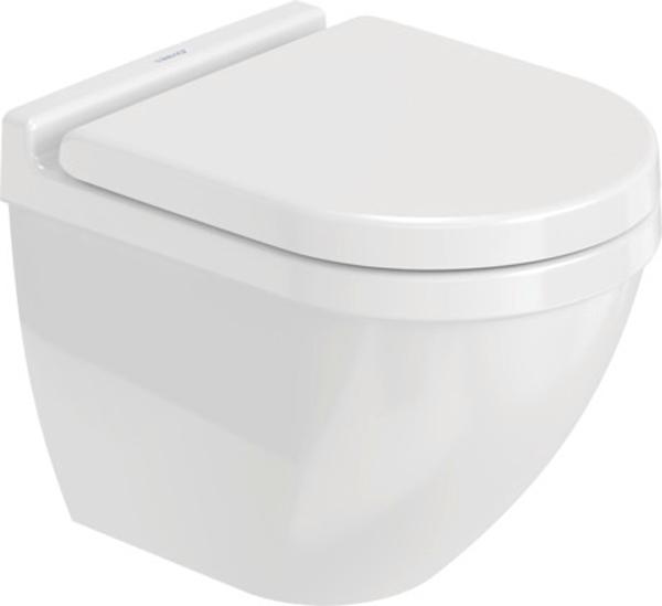 Унитаз подвесной 360х485 мм, без сиденья, со скрытым креплением Starck3 ZZ