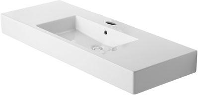 Раковина 125х49хh13см, с 1 отв. для смесителя, без крепл., Vero ZZ