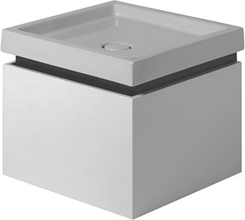 Раковина для мебели 57х57см 1 отв. под смеситель (крепеж в комплекте) без перелива, Starck Х ZZ