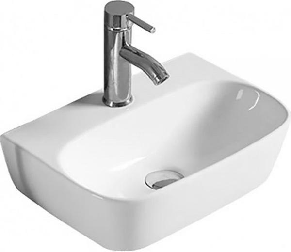 Раковина подвесная Ceramalux 78401,430*300*130 мм, с отверстием под смеситель, цв. белый, ZZ