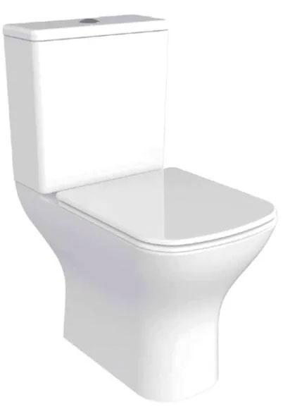 Унитаз-компакт Iris 600х380х775 мм, напольный, безободковый, с сиденьем микролифт, белый ZZ