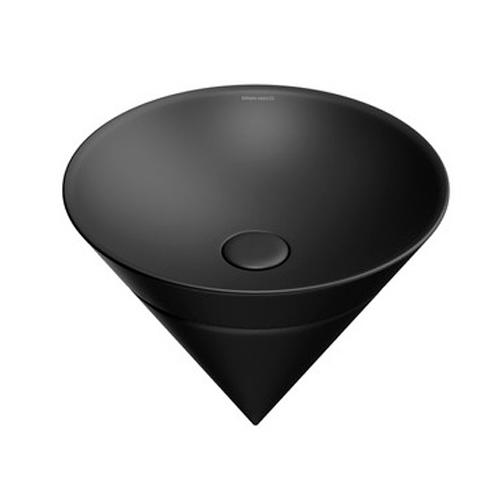 Раковина CONO встраиваемая сверху 44, черная матовая ZZ