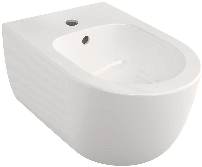 Биде подвесное, цв. белый, ZZ