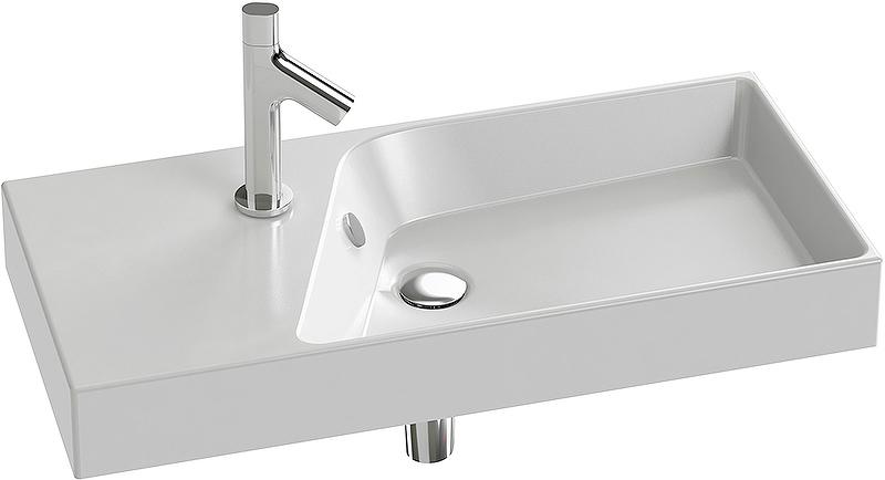 Раковина подвесная JACOB DELAFON RYTHMIK EXP112-00, 80*37, цв. бел. ZZ