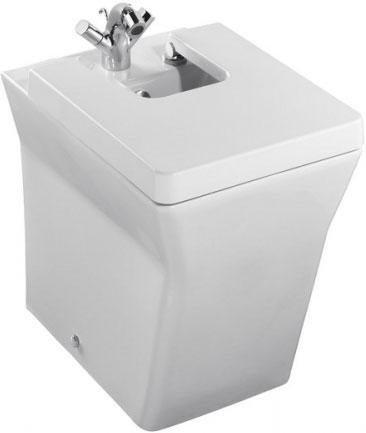 Биде напольное 56х36.5 белое, крышка микролифт и крепеж в комплекте ХХ