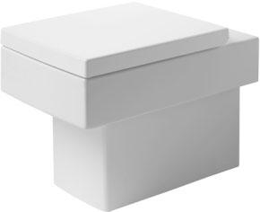 Унитаз напольный 37х57см, (установка со скрытым в стене бачком, крепёж к полу в компл.), без сиденья, Vero ZZ