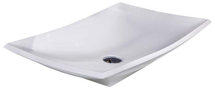 Раковина накладная на столешницу Flow /640х400 мм/ ZZ