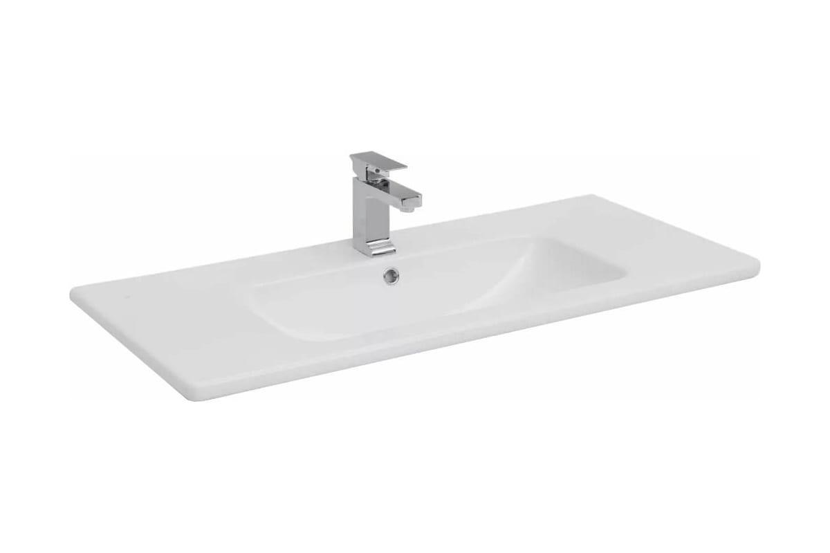 Раковина-столешница 100 см, для мебели "Бостон",литьевой мрамор (без тумбы не продается)