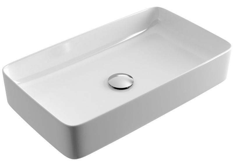 Раковина-чаша 61x36.5 см, БЕЗ сифона, белая ZZ