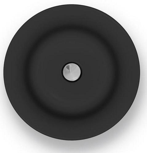 Раковина-чаша CANALETTO  40 см, без донного клапана, цвет черный матовый  ZZ