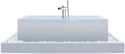 Ванна акрил. 232х142х60см. на подд. с камнями Starck X ZZ