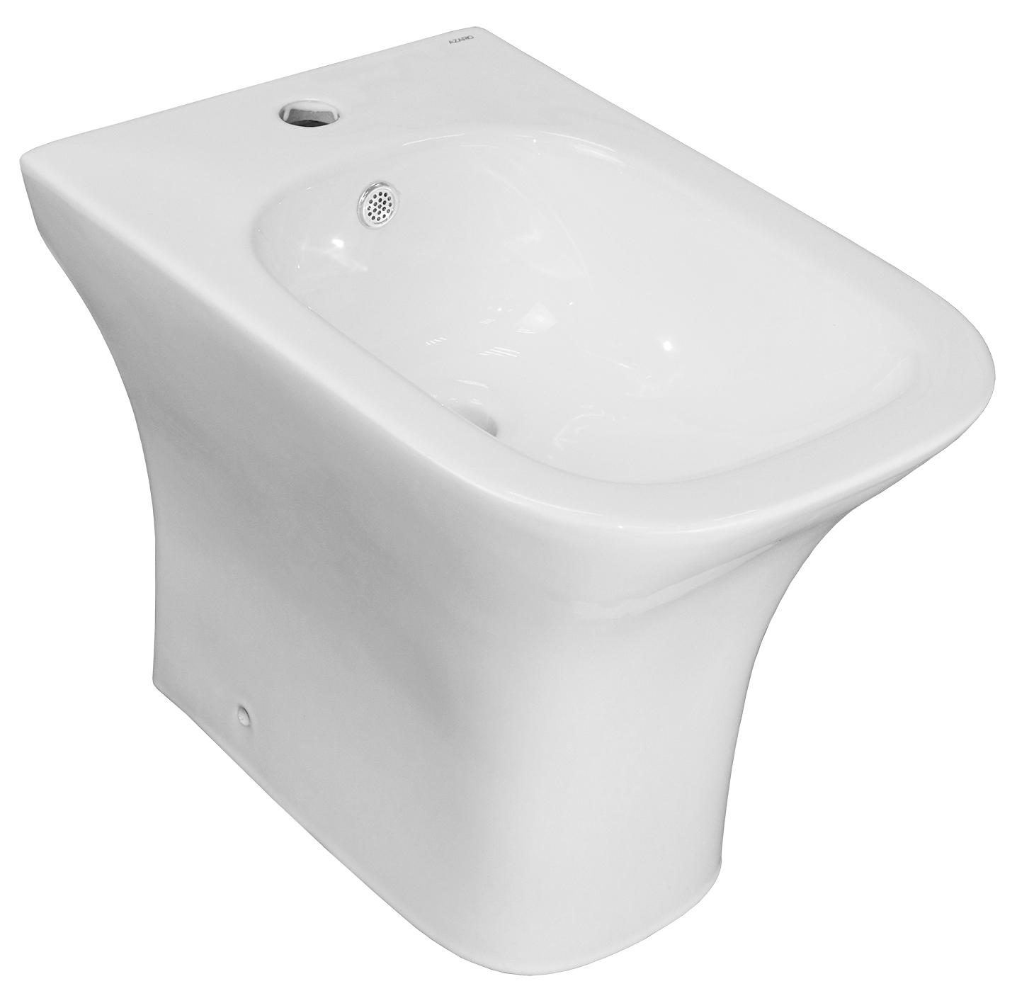 Биде напольное FRETTA SQUARE, 525х340х400 мм, цв. белый, ZZ
