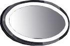 Зеркало овальное горизонт. с подсветкой, 1030х56х630мм, Diva ZZ