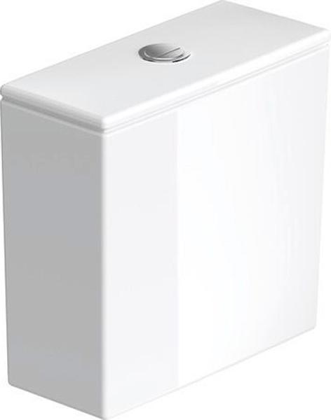 Бачок д/унитаза, кнопка хром, механизм смыва 3/6л, подв.воды справа/слева, DuraStyle ZZ