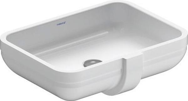 Раковина встраиваемая снизу, 480x345мм, без отв.д/смесит., с переливом, (вкл. комплект крепл. для встраивания в деревянную столешницу), DuraStyle ZZ