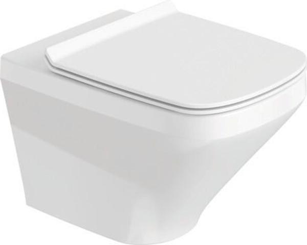 Унитаз подвесной 370х540мм, безободковый, без сиденья, крепёж в компл., DuraStyle ZZ