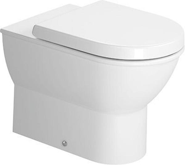 Унитаз напольный пристенный 370х570мм, без сиденья, для встр. в стену бачка, крепл. к полу в компл., Darling New ZZ