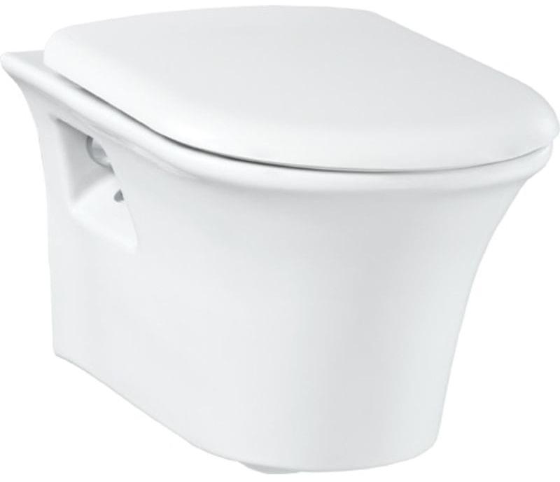 Подвесной унитаз MOON, БЕЗ крышки-сидения арт.KC4080, белый KL