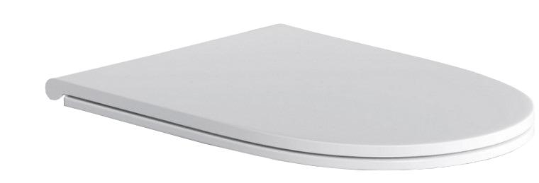 Крышка-сиденье  с микролифтомом для унитаза GR-4483S, цв. белый ZZ