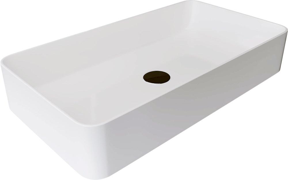 Раковина накладная GR-3031,610х335х110 мм цв. белый, ZZ