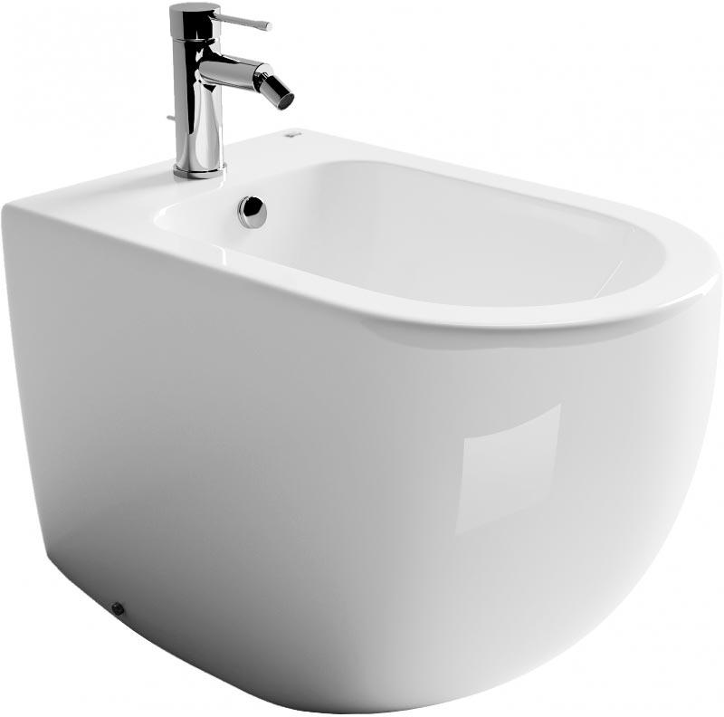 Биде напольное Metropol 57х37 см, крепеж в комп-те, цвет белый ZZ