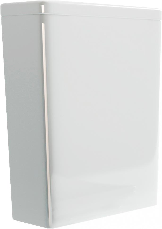 Бачок для унитаза Metropol Rimless, цвет белый ZZ