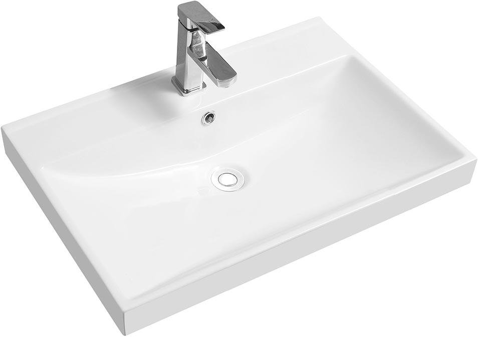 Раковина накладная для мебели AVS 61х46х18 см. цв. белый ZZ
