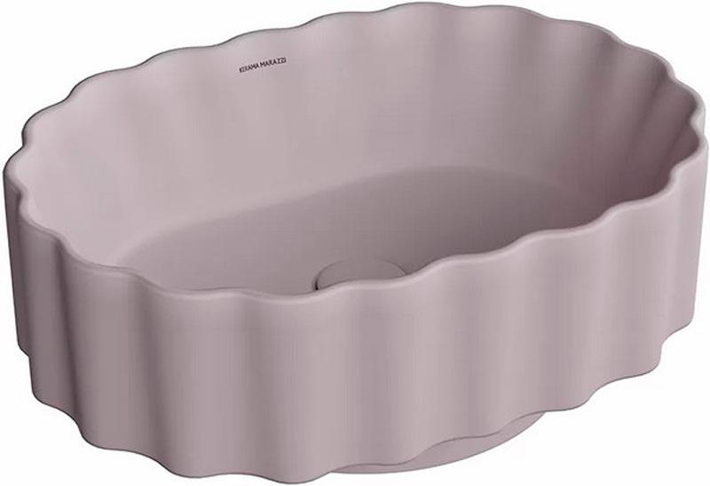 Раковина 50 см ARTBASIN Conchiglia, цв мальва матовая, донный клапан в компл, ZZ