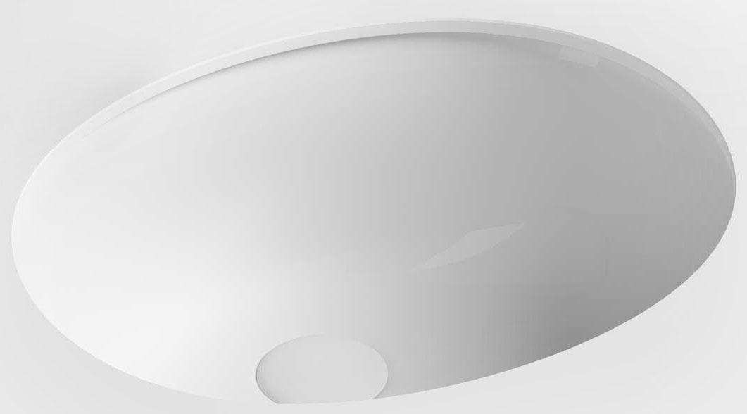 Раковина 510х420 мм, встраиваемая под столешницу, цв. белый ZZ