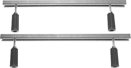 Ножки (2шт. комплект), h115-180мм, для поддонов и ванн с боковой длиной до 1000мм (для прямоуг.и шестиугольн.ванн), D-Code ZZ