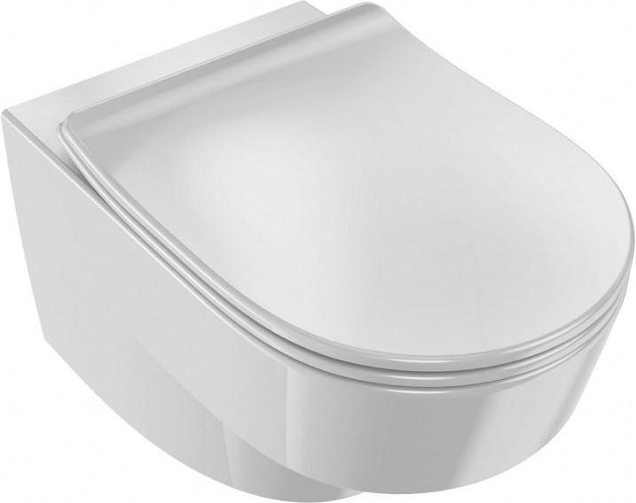 Унитаз подвесной Odeon Rive Gauche, безободковый, БЕЗ крышки