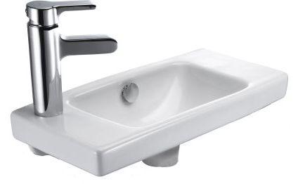 Раковина /50x22/, отверстие слева, БЕЗ полот.держ. ODEON UP ZZ