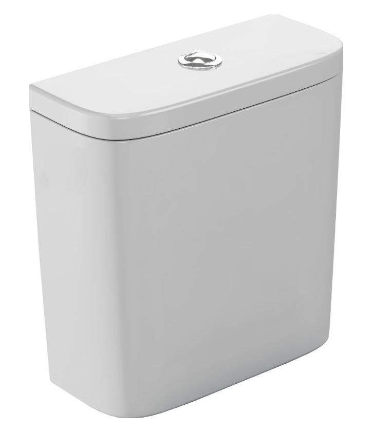 Бачок для унитаза STRUKTURA, нижняя подводка, белый XX
