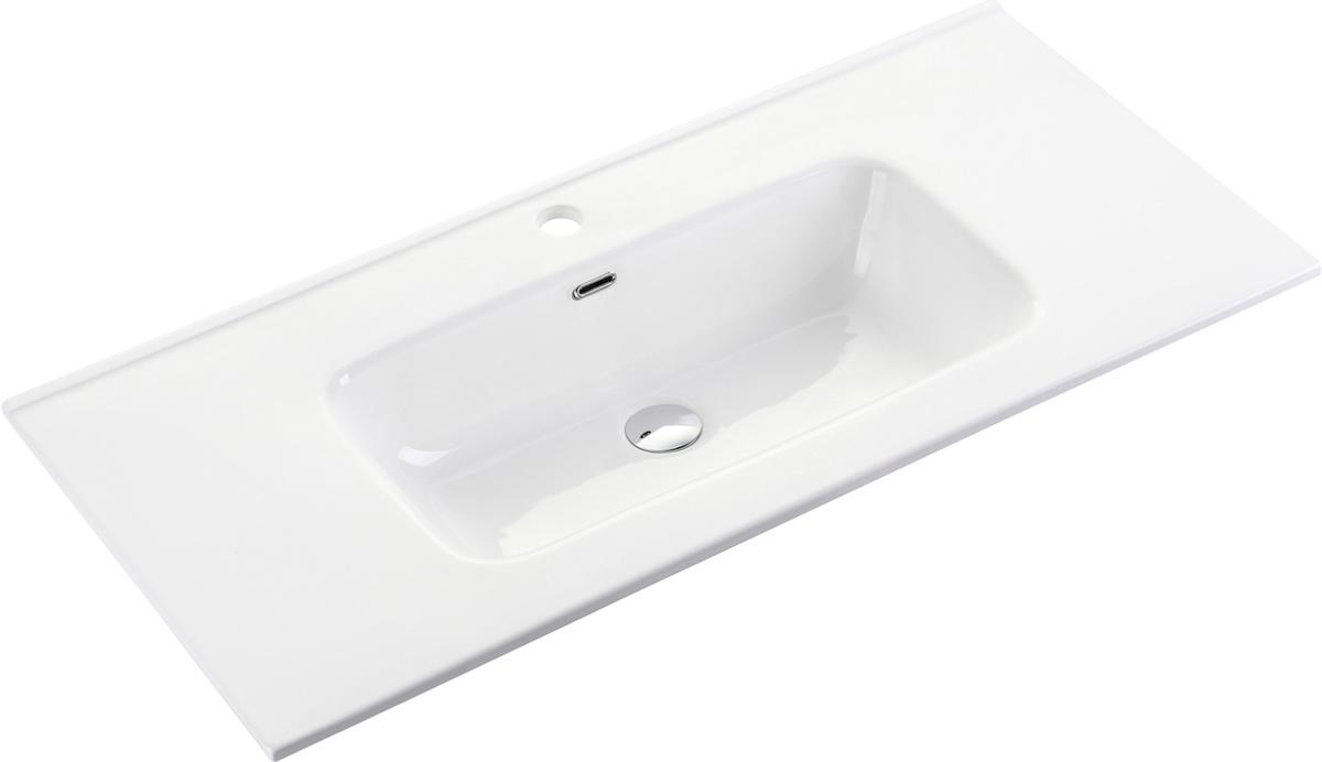 Раковина накладная прямоугольная Element 910х465х125мм, цвет белый ZZ